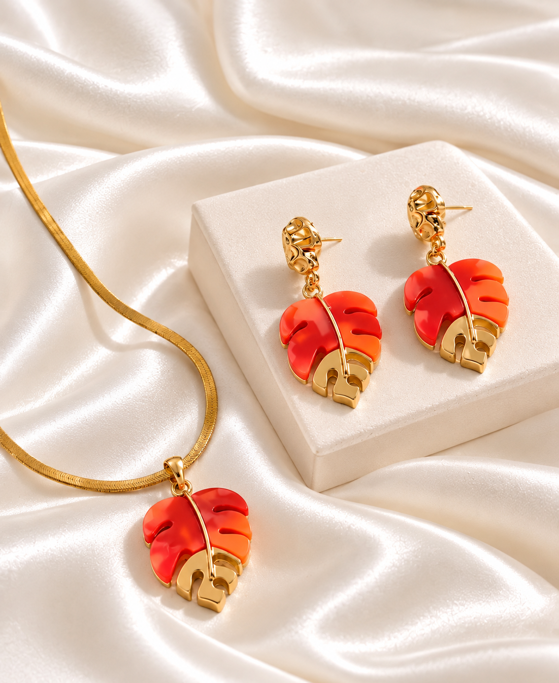 Monserrat Set- Coral